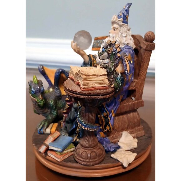Westland Wizard dragon Musical medieval fantasy figurine - Picture 2 of 7